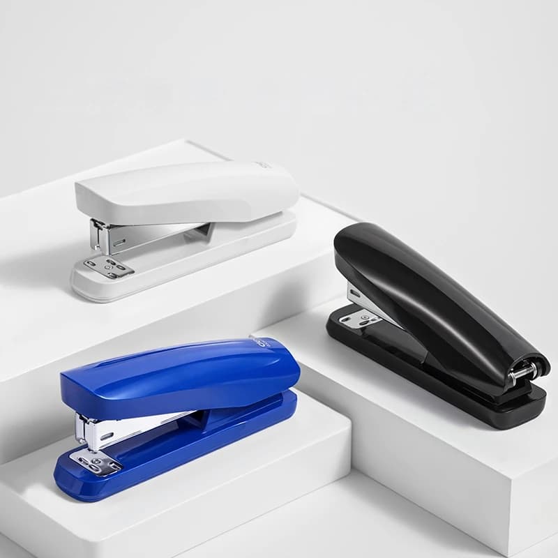 Deli 0325PRO Desk Stapler - Fashion Simple Design in 3 Colors 20 Sheet Capacity Compatible with 24/6 & 26/6 Staples for Office