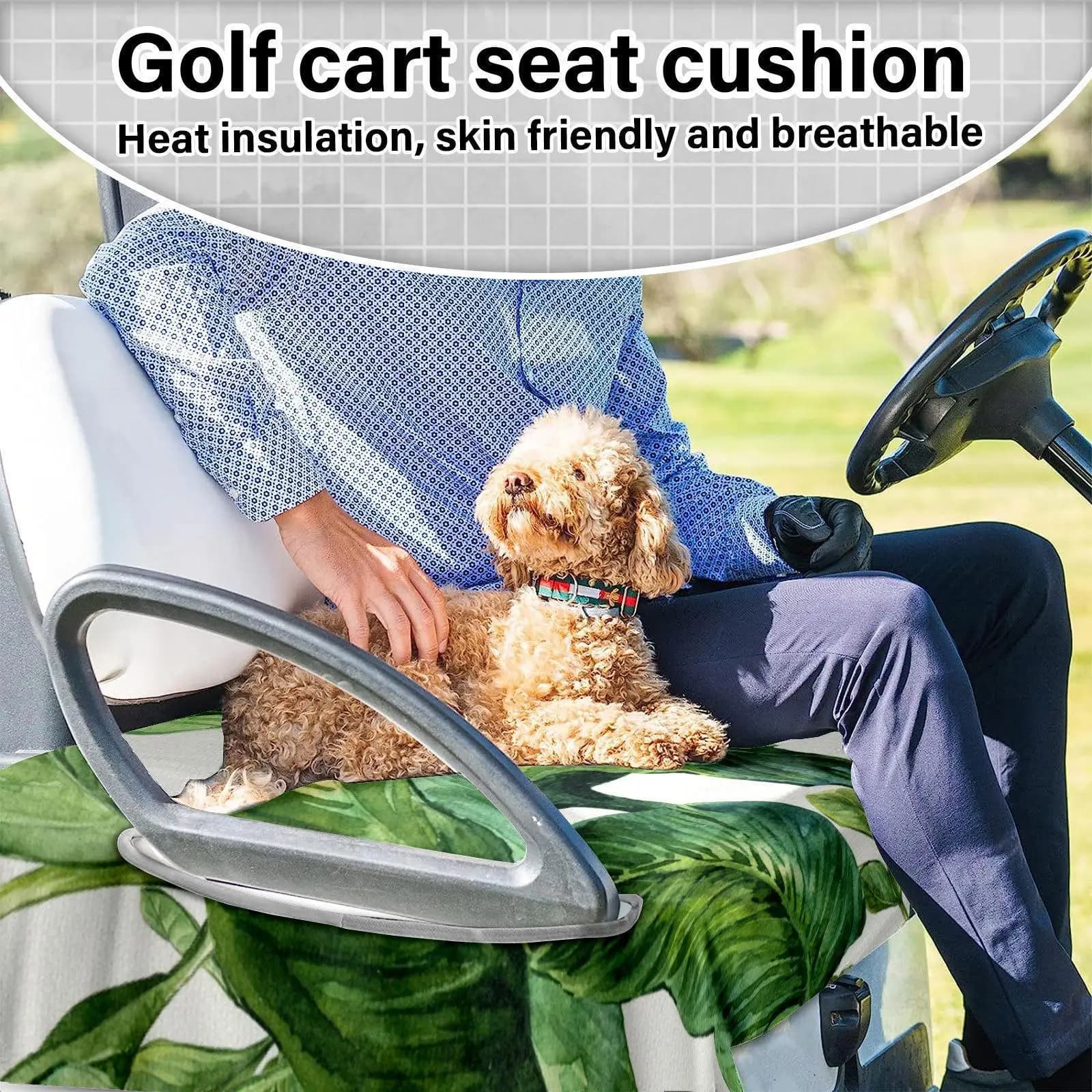 Golf Cart Seat Cover Polyester Comfortable Heat Resistant Towel Blanket for Golf Club Essentials Outdoor Sports Cruising