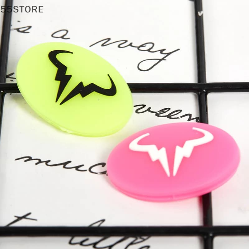 1 pz racchetta da tennis ammortizzatore vibrazioni ammortizzatori cartone animato silicone durevole