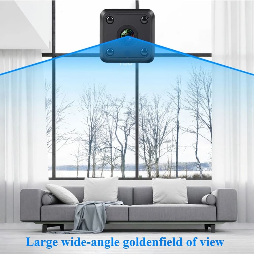 X6 Mini telecamera 1080P HD WiFi Monitor remoto Telecamera per animali domestici Batteria incorporata Visione notturna Protezione di sicurezza domestica intelligente