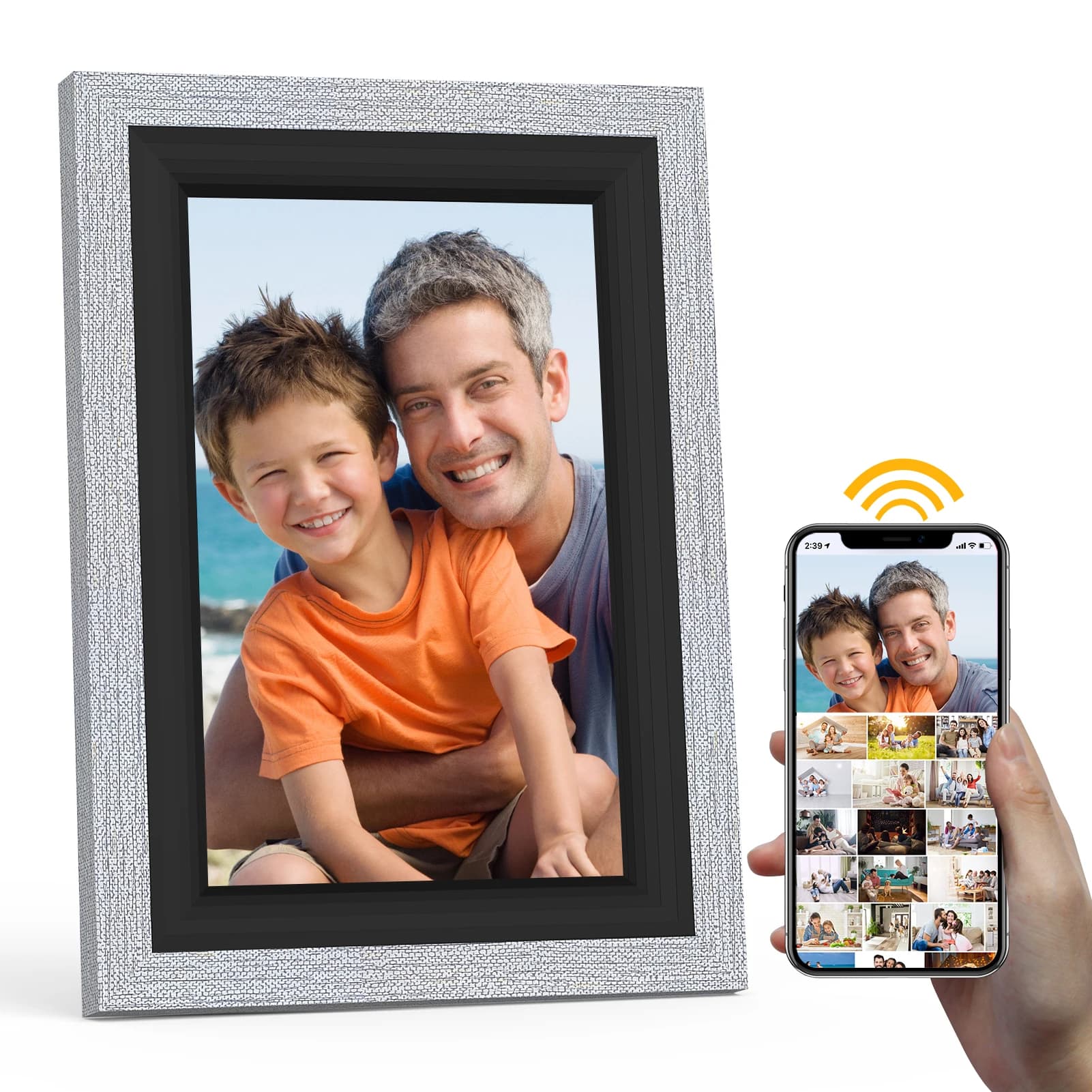 10 Inch Moving Gif Touch Screen Wifi Video Digital Photo Frame 1280*800 Ips Digital Photo Frames