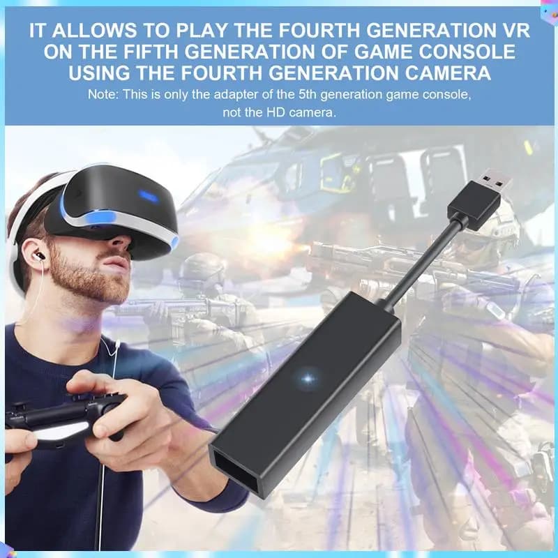 N93R Per PS5 VR Cavo Adattatore Mini Connettore Adattatore Fotocamera Per Playstation 5 PS5 PS4 VR Adattatore Connettore Accessori