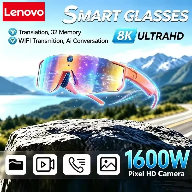 Xiaomi AI Smart Glasses1080P Camera 8MP Anti-shake Cycling Video&Photo Sport Sunglasses ChatGPT DualMic 32GB Windproof Goggles