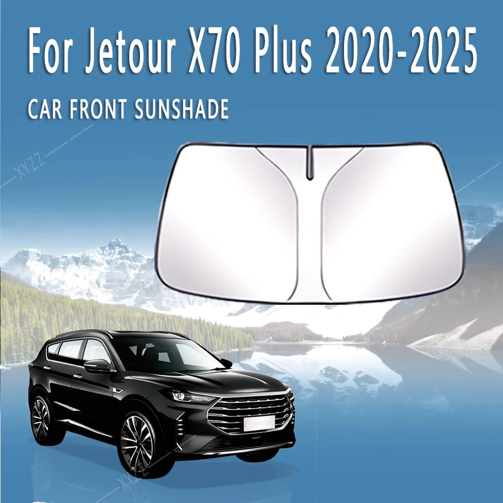 Parasole Anteriore per Auto, Isolamento Termico, Visiera Parasole Estiva, Accessori Auto per Jetour X70 Plus 2020~2025 2022 2023