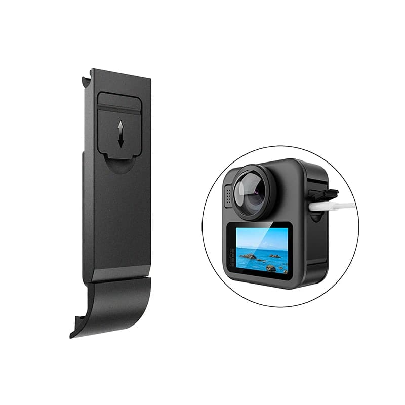 USB charging port Side cover Rain cover for battery cover MAX 2 External charging camera accessory