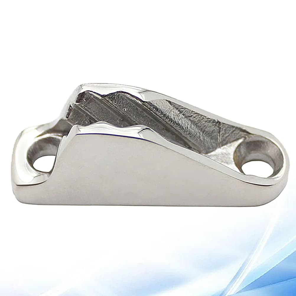 Stainless Steel Rope Clipper Sailboat Buffer Limiter Durable Marine Boat Sailing Jam Cleat Rope Holder Practical Sailing Tool