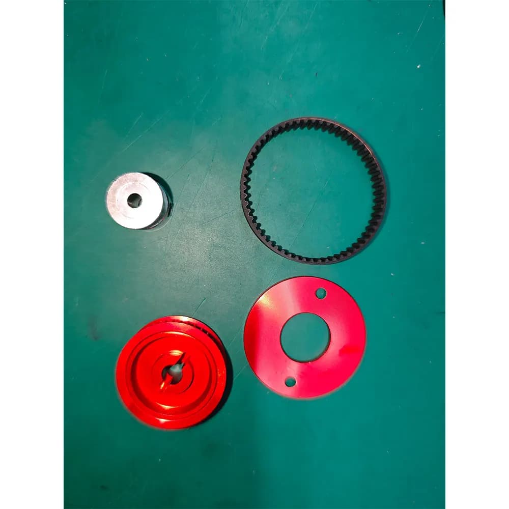 TT02 Trasmissione a Cinghia a Basso Rumore 16T 40T Sistema di Ingranaggi di Trasmissione FAI DA TE Modifica Parti di Aggiornamento per Tamiya TT02 TT-02 1/10 RC Auto