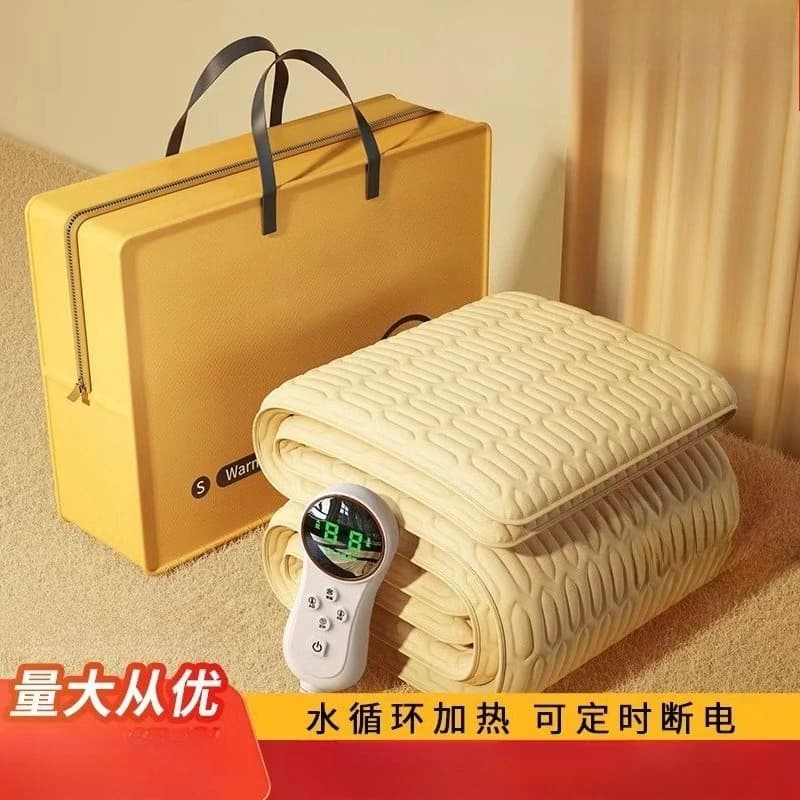 Coperta Elettrica Matrimoniale con Doppio Controllo della Temperatura, Coperta Riscaldante ad Acqua per Uso Domestico