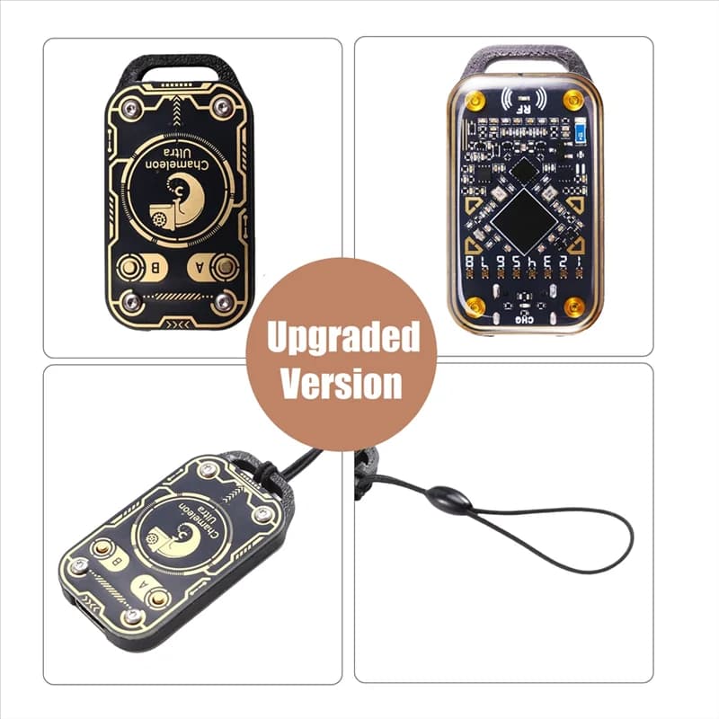 B92B-Chameleon Ultra RFID Smart Card Emulatore Lettore di chip intelligente Duplicatore NFC + 5XUID Card 125Khz 13,56Mhz ID IC Card Decodifica