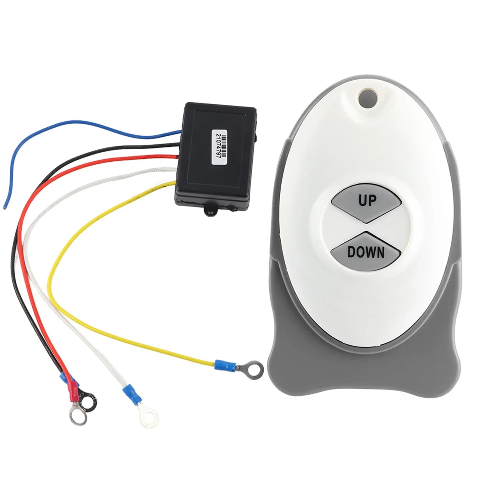 Ricevitore interruttore wireless per verricello di ancoraggio 12V Accessorio per barca marina impermeabile Interruttore per verricello remoto per ancoraggio per barche a vela