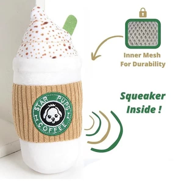 Giocattolo per cani con digrignamento dei denti, giocattoli per animali domestici in peluche a forma di latte che producono suoni durevoli, giocattoli per gatti, accessori per strumenti interattivi per animali domestici