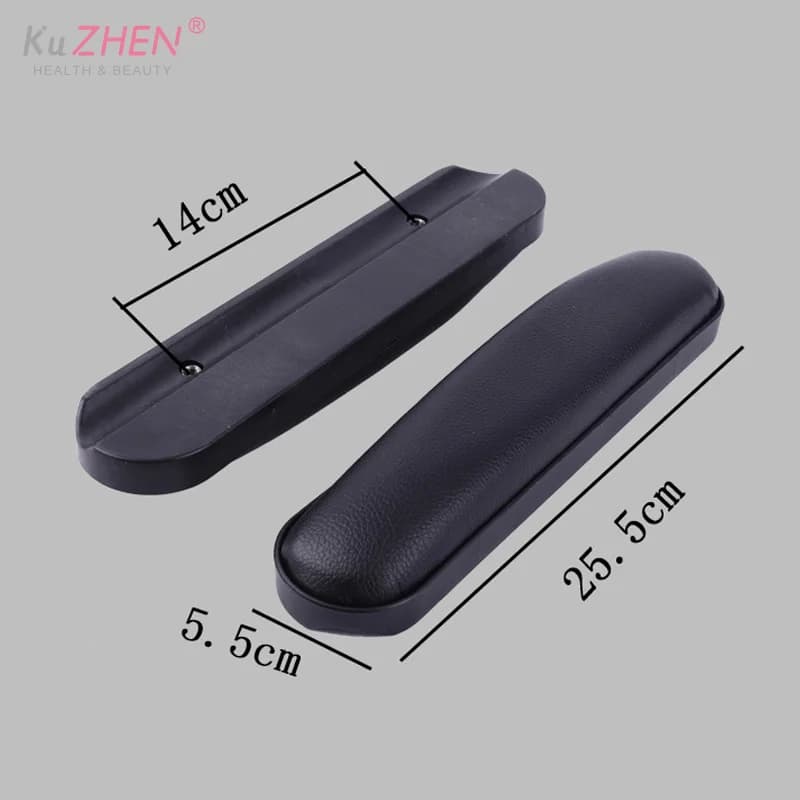 1Pc Wheelchair Armrest Pad Sponge Leather Cushion Durable Soft Arm Support Spare Part Without Screw for Daily Use