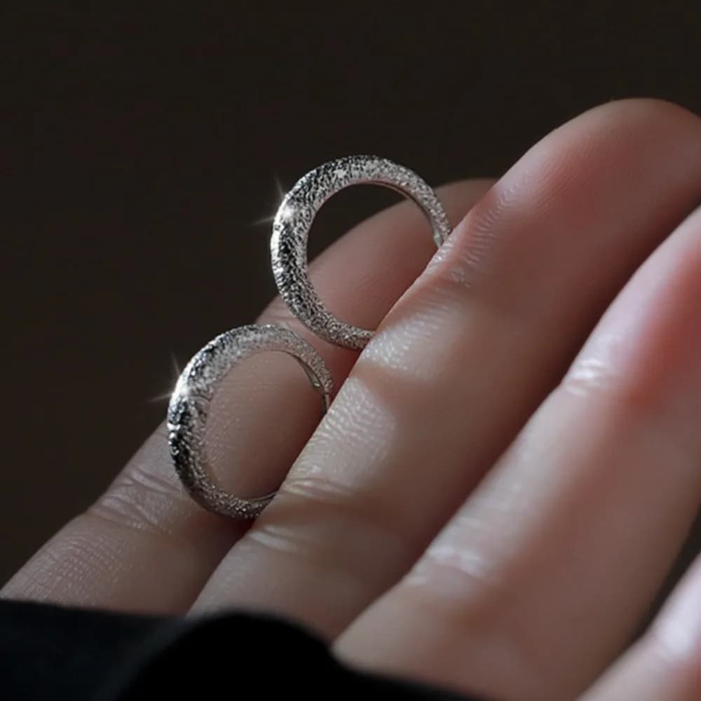 Orecchini a Cerchio Vintage Scintillanti per Donne e Ragazze, Orecchini a Cerchio con Piercing, Gioielli Eleganti per Feste e Matrimoni, Idea Regalo
