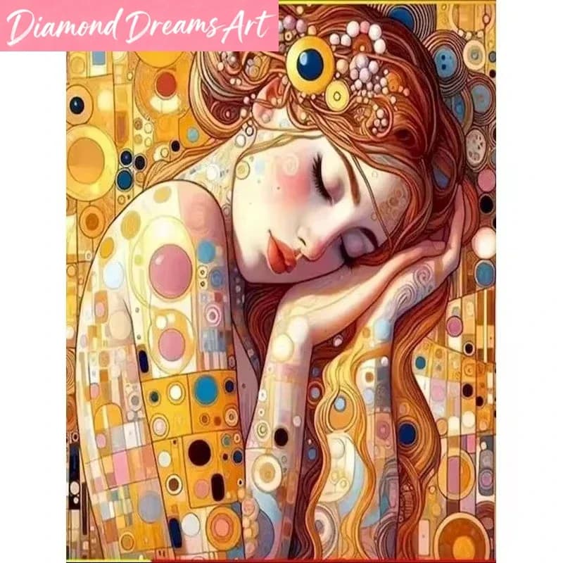 Frameless,Sleeping Woman Diamond Painting Cross Stitch Embroidery Mosaic Handmade Art Exquisite Gift Home Decor