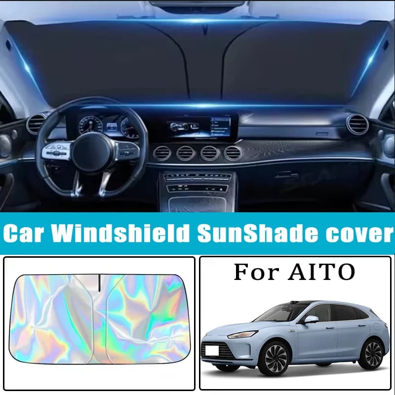 Car Windshield Sunshade for AITO M5 M6 M7 M8 M9 Ultra EV Max Front Window Sun Shade Heat Insulation Auto Accessories