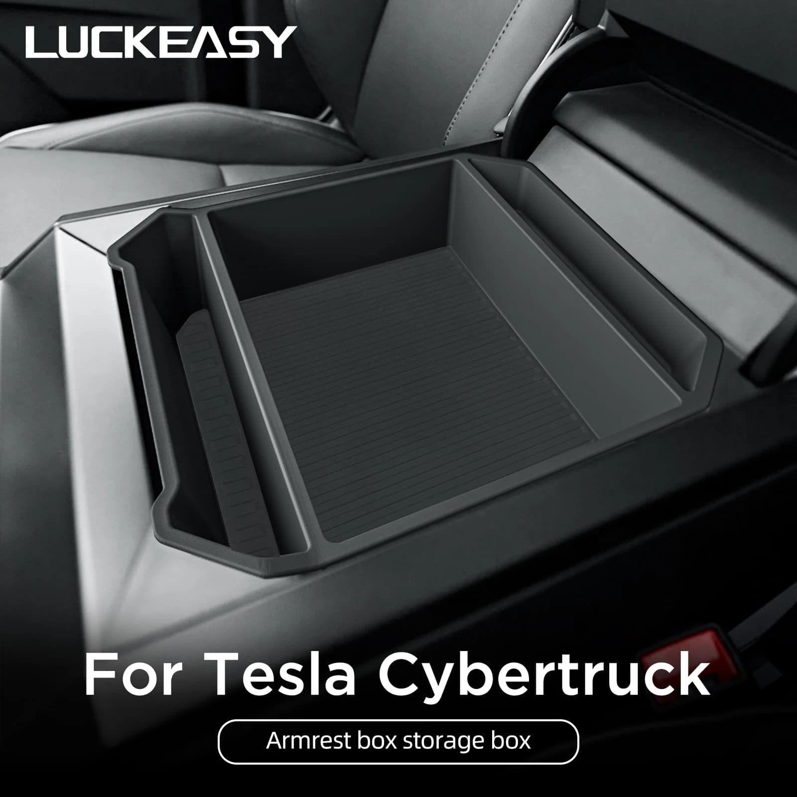 For Tesla Cybertruck Car Center Console Armrest Box Storage Box arrange reordering tray holders accessories for Interior Pickup Auto