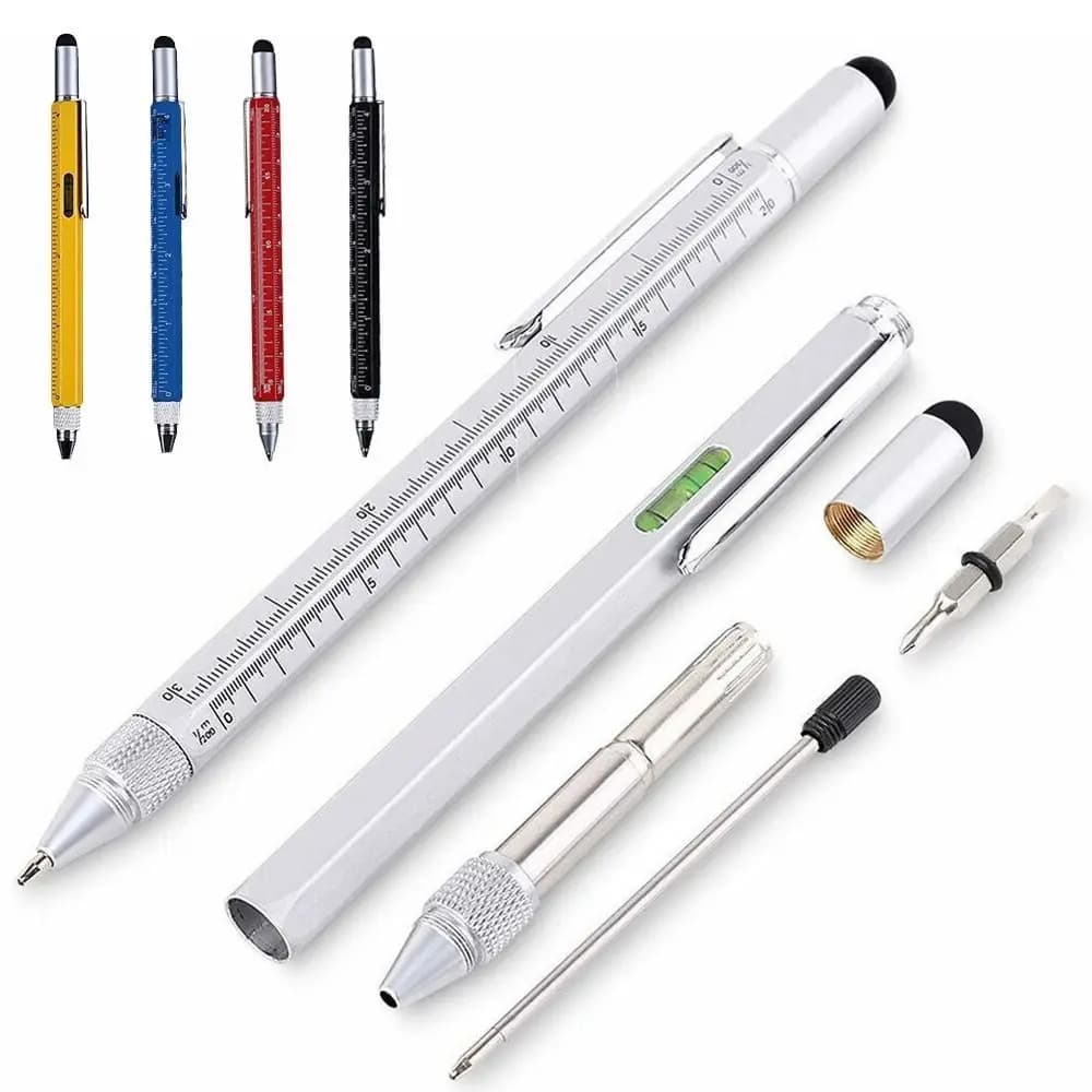 Metal Multifunction Screwdriver Pen Custom Logo Laser Engraving Ballpoint Pen Screwdriver Function Multifunction Rollerball Pen