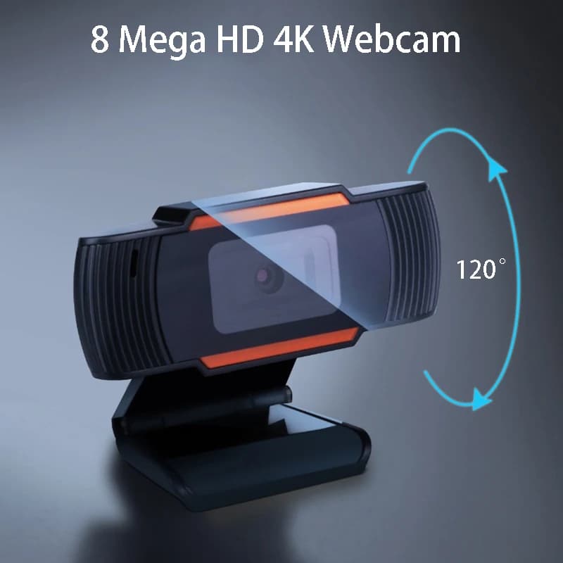 Webcam HD 720P/1080P/4K Web Cam con microfono per PC Messa a fuoco automatica Fotocamera USB Computer portatile per streaming live, videochiamate