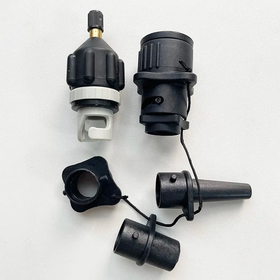 Kit adattatori per valvole dell'aria per connettore della pompa della valvola dell'aria per kayak con pompa gonfiabile per tavola SUP