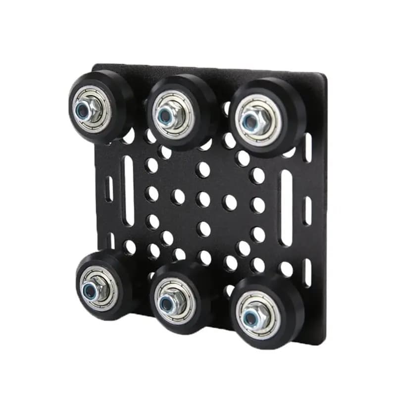 AT82-2PCS Componenti per Stampante 3D, Kit 2 Pezzi Piastra Gantry 2040 V, Set Piastra Gantry V-Slot 4040 per Stampante 3D e Macchina CNC
