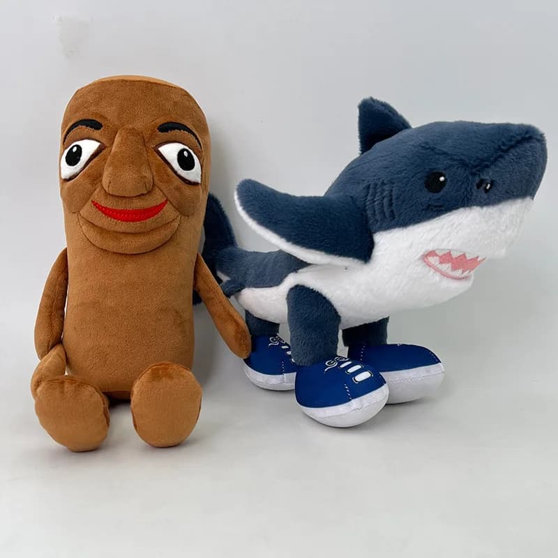 Peluche Anime Italian Brainrot Tralalero Tralala, Simpatico Personaggio Meme, Cuscino Morbido Imbottito, Collezione Personalizzata per Fan