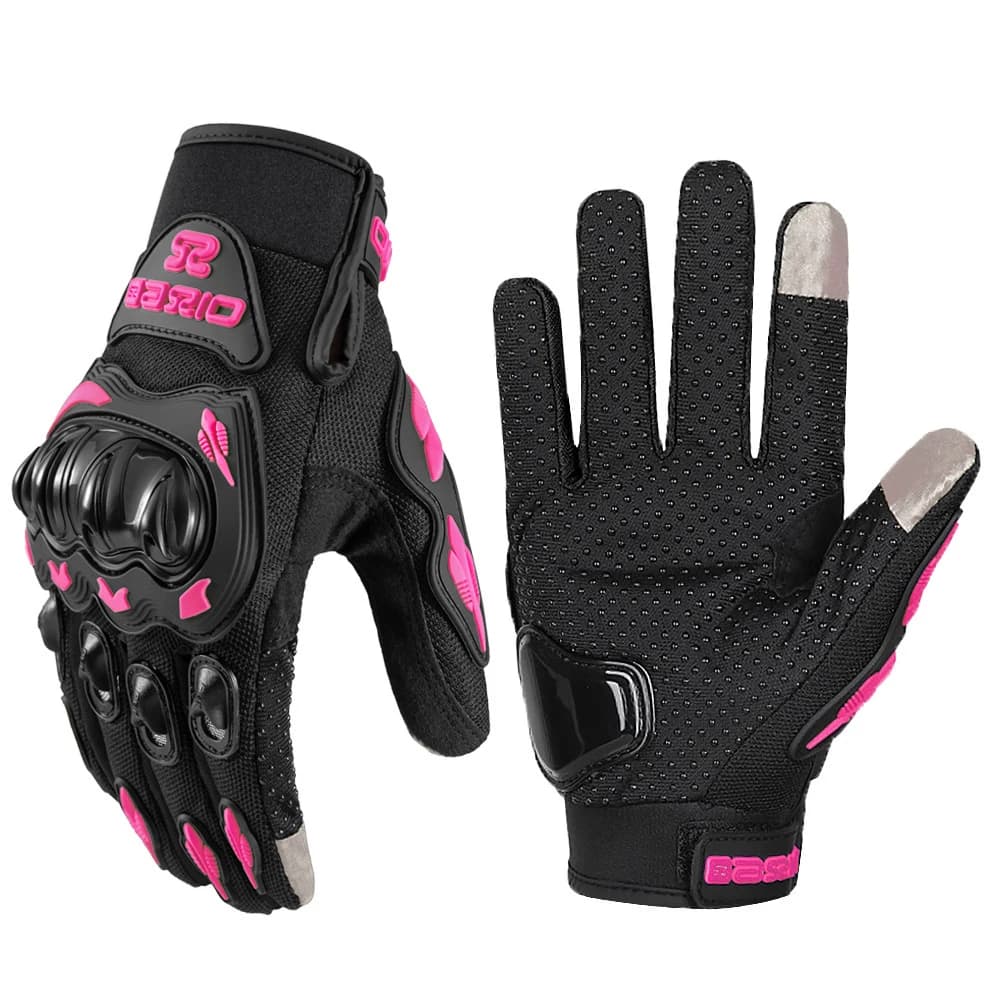 Summer Bike Bike Gloves Lady Pink Motocross Gloves Touchscreen ATV MTB Motorcycle Gloves Breathable Network Wear Resistant