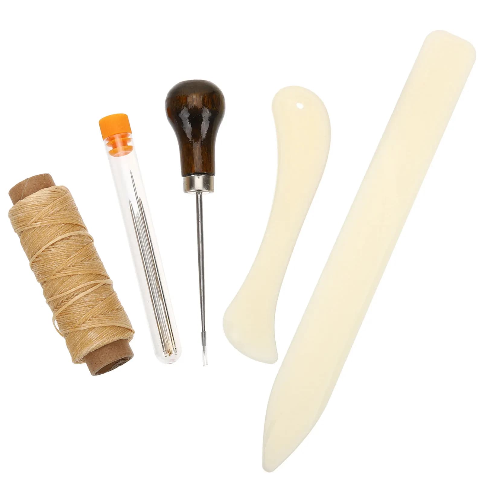 Set di Attrezzi da Cucito Fai-da-Te, Kit Portatile Compatto per Riparazione di Borse, Portafogli, Scarpe e Rilegatura Libri