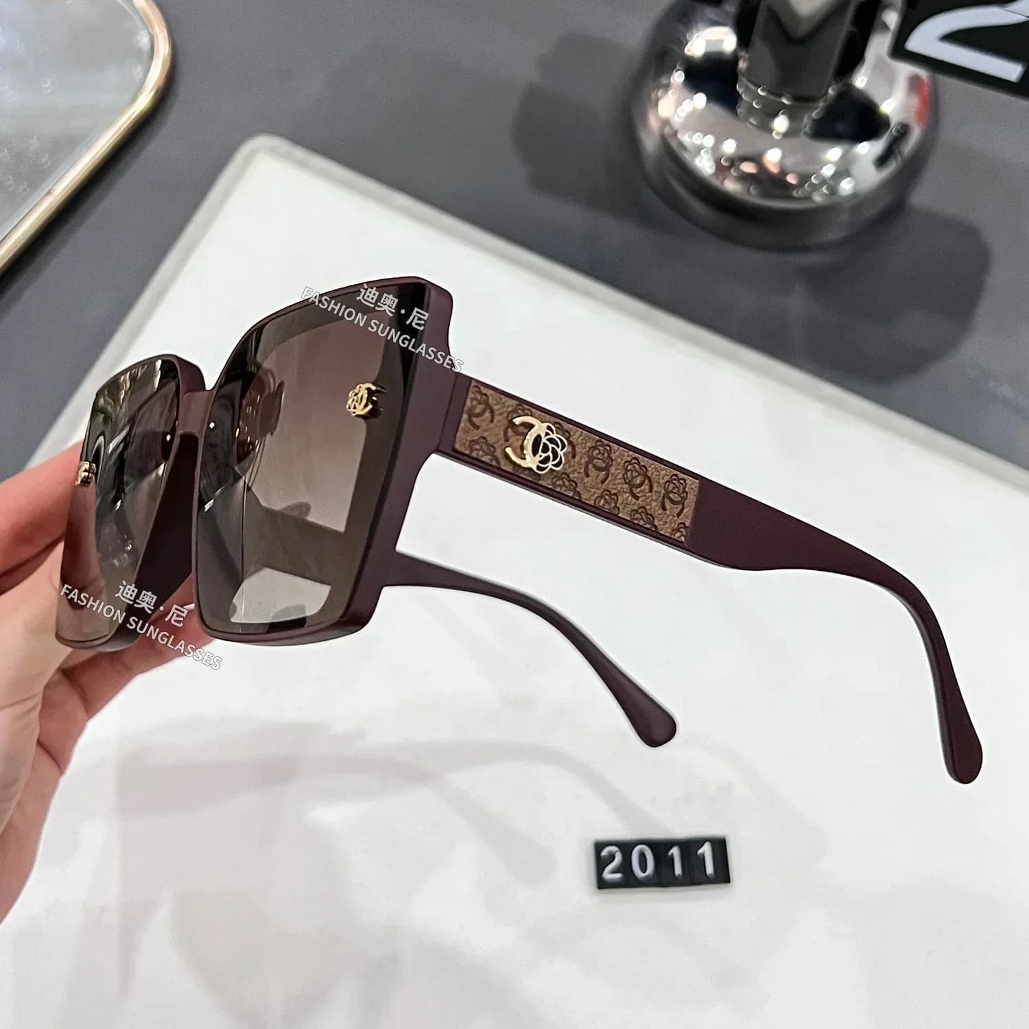 2024 New Fashion Occhiali da sole quadrati polarizzati Donne Brand Design Occhiali da sole oversize Ladies Luxury Eyewears Oculos De Sol UV400