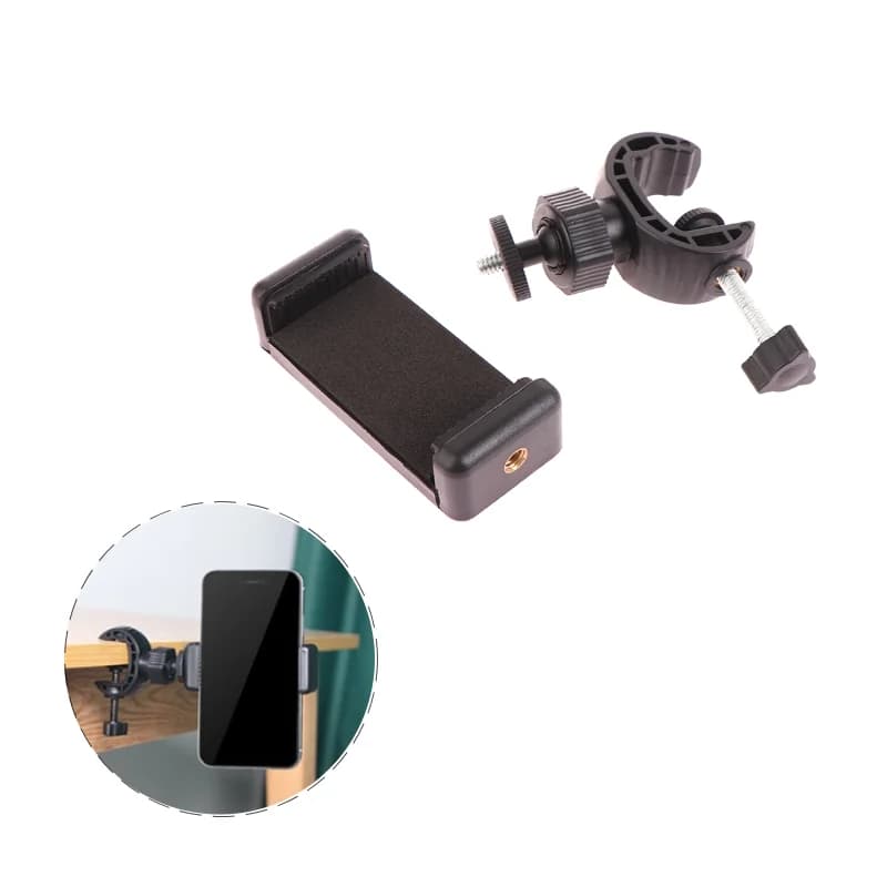 1Pc phone bracket Mobile support clip for all smartphones phone support support for microphone support for tripod support