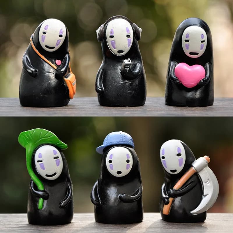 New 6pcs/set Anime Grimace Q Version Kawaii Action Figure PVC Model Statue Toys Doll Desk Decor Car Ornament Collectible Gifts