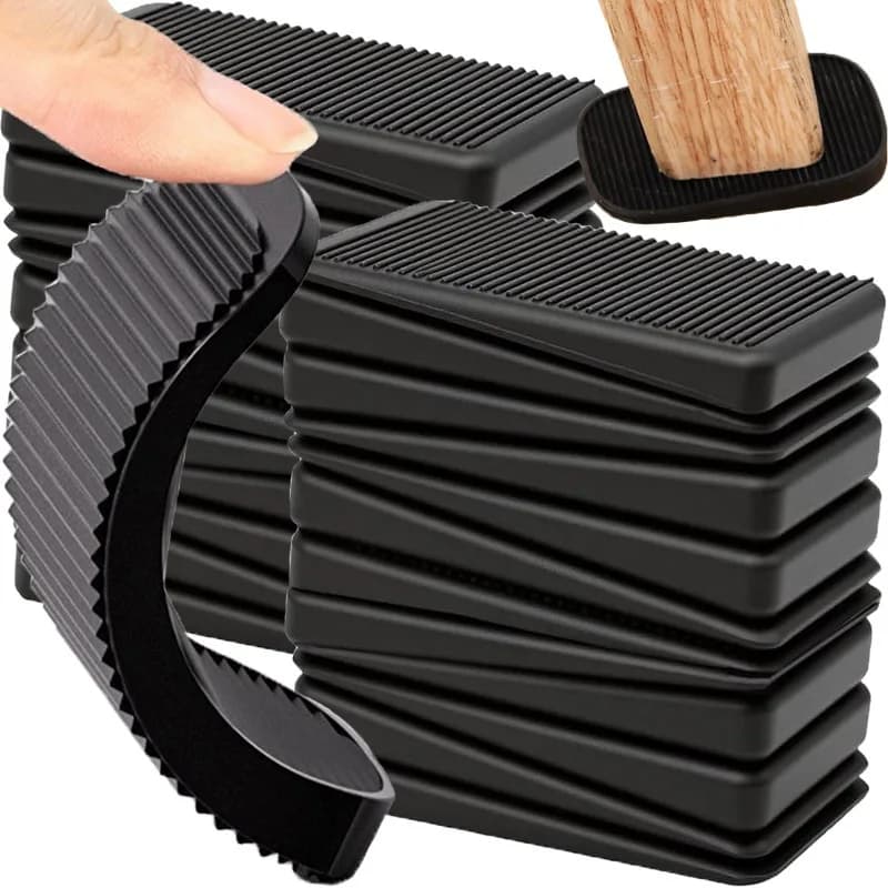 4/40 pezzi livellatori flessibili per mobili mobili flessibili multiuso piedini muti cuscinetti antigraffio per livellare la gamba della sedia del tavolo stabile