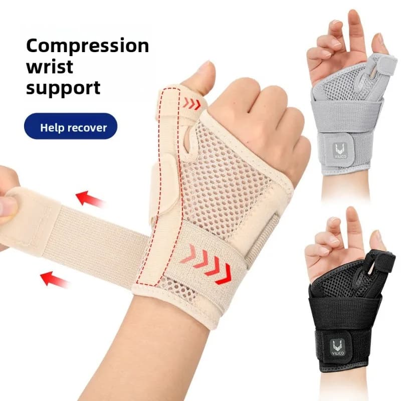 Polso Pollice Supporto Tutore Distorsione Tunnel carpale Artrite Sollievo dal dolore Stecca Immobilizzatore Donna Uomo Tendinite Stabilizzatore sportivo