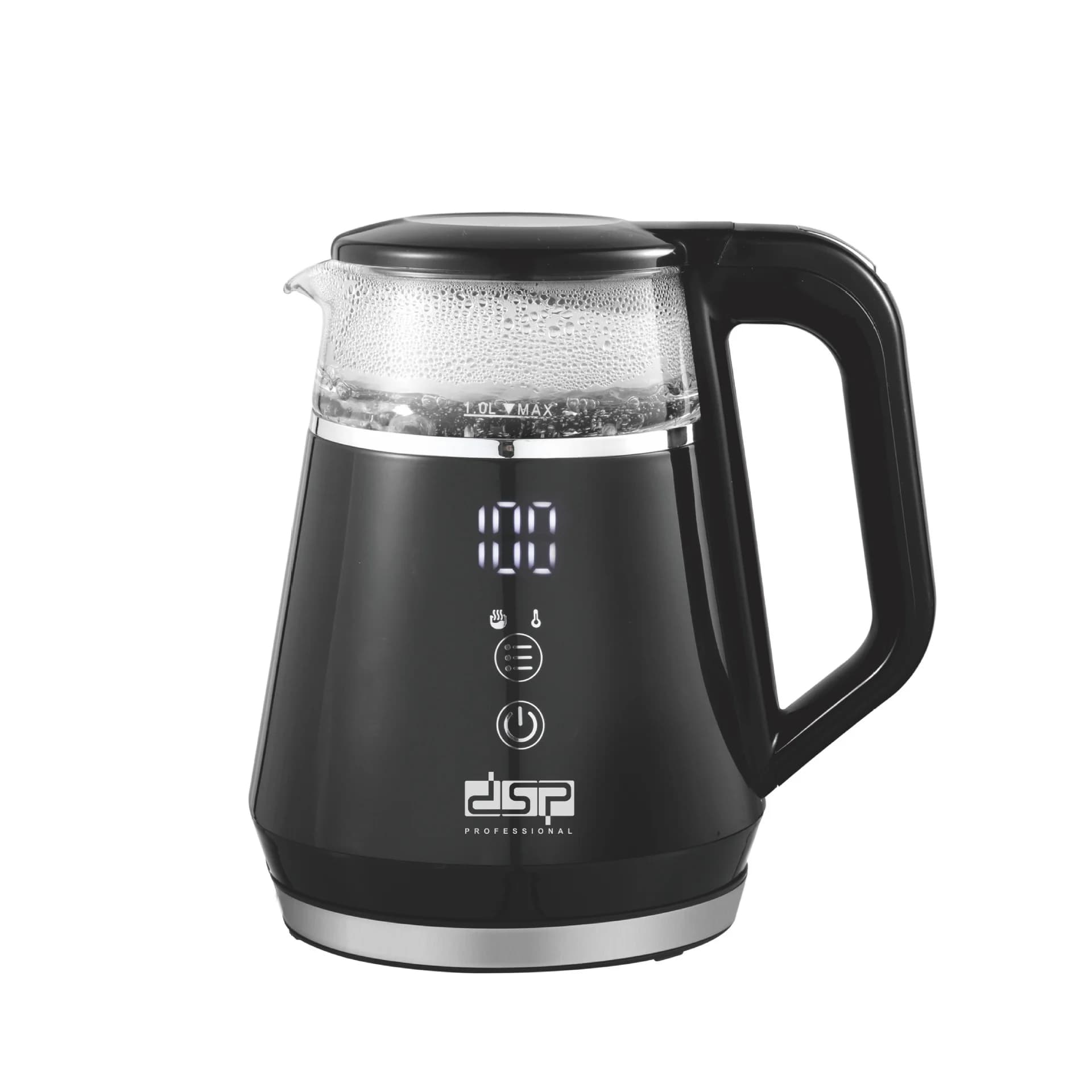 Bollitore elettrico portatile Bollitore domestico piccolo Bollitore con spegnimento automatico in acciaio inossidabile da 1 litro