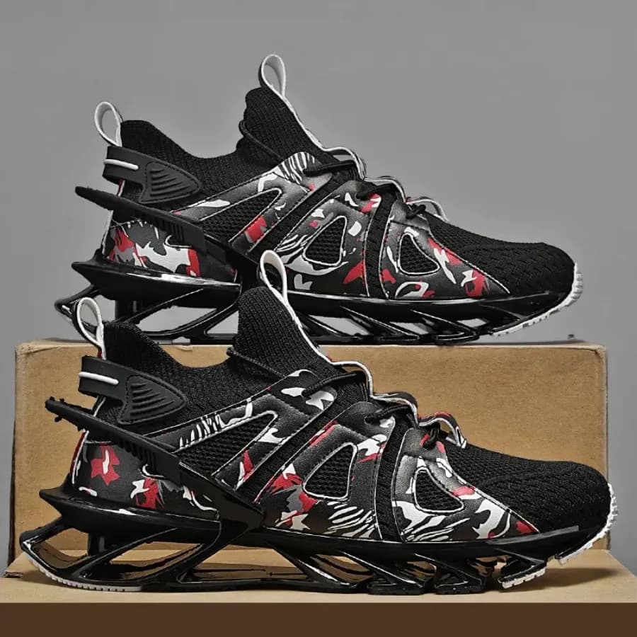 Sneakers Blade Ultra Leggere da Uomo - Traspiranti con Assorbimento degli Urti - Scarpe Versatili Antiscivolo - Ideali per Corsa e Allenamento