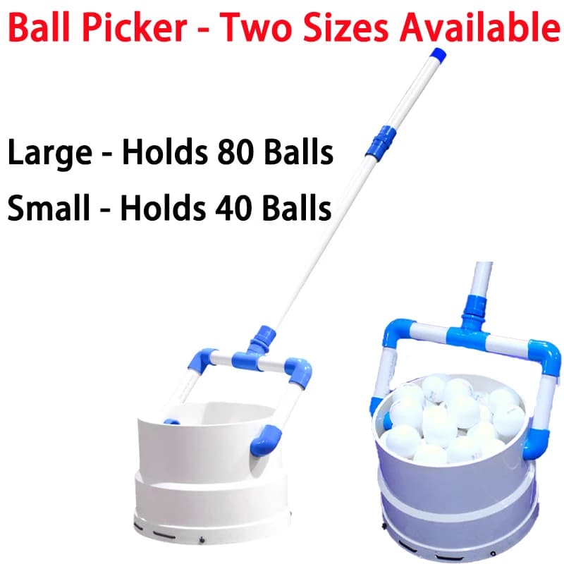 Raccogli Palline da Ping Pong 40/80 Palline, Non Deformabile, Portatile, Multi-angolo, Resistente