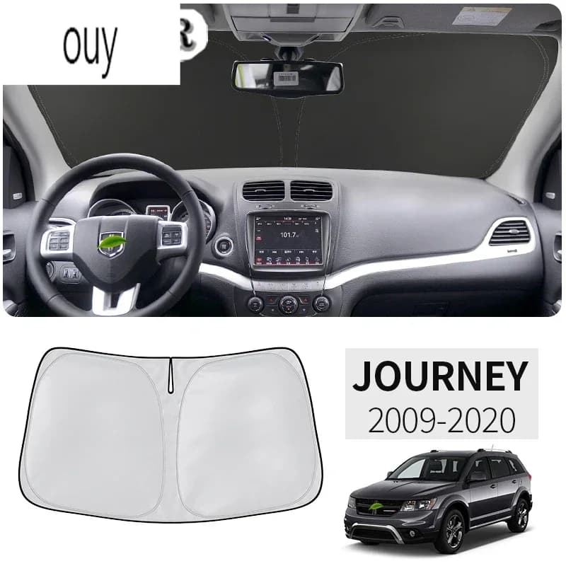 Accessori interni auto per Dodge Journey 2009-2020 Car Styling Nano-Isolulat Parabrezza Parasole Lunotto anteriore Parasole Visiera