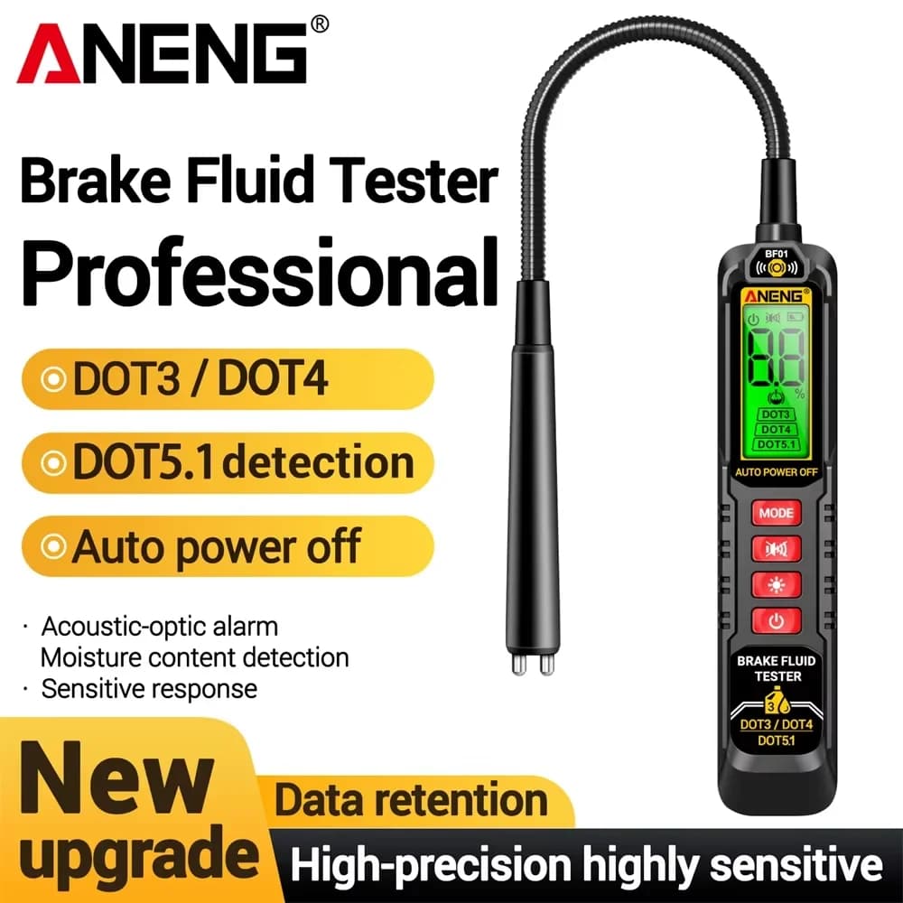 ANENG BF01 Portable Digital Brake Fluid Tester DOT3/DOT4/DOT5.1 Auto Car Brake Oil Moisture Detector Tools