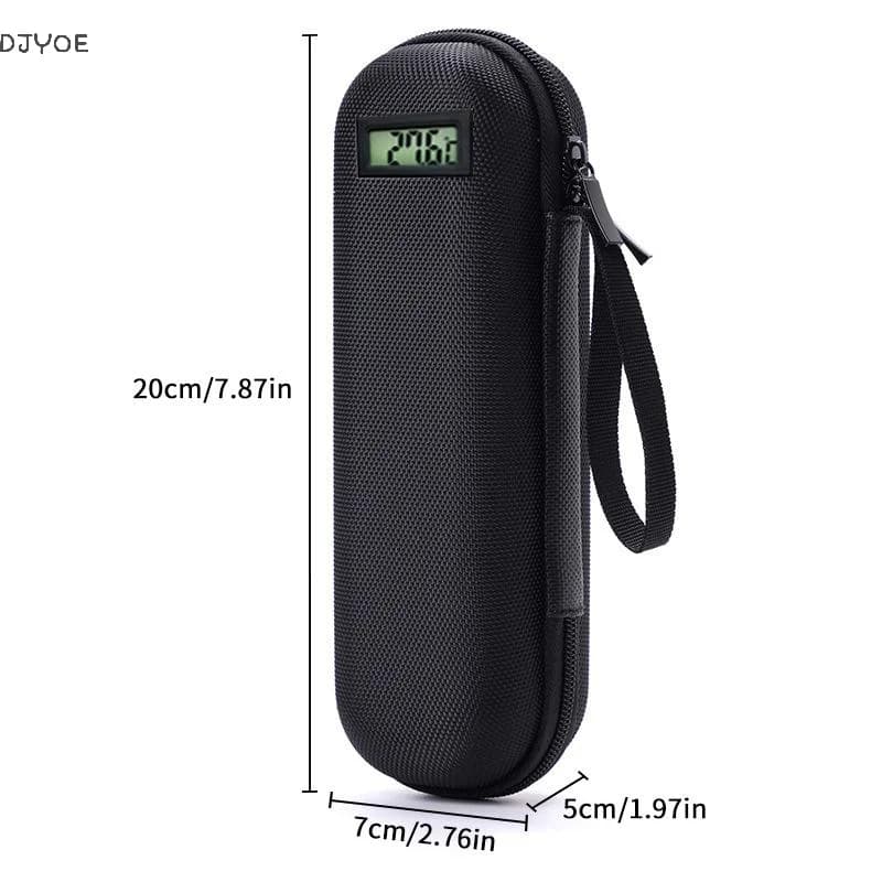 Insulin Cooler Travel Case Waterproof Insulin Cooling Bag with Thermometer Display Medicine Organizer Bag for Diabetics