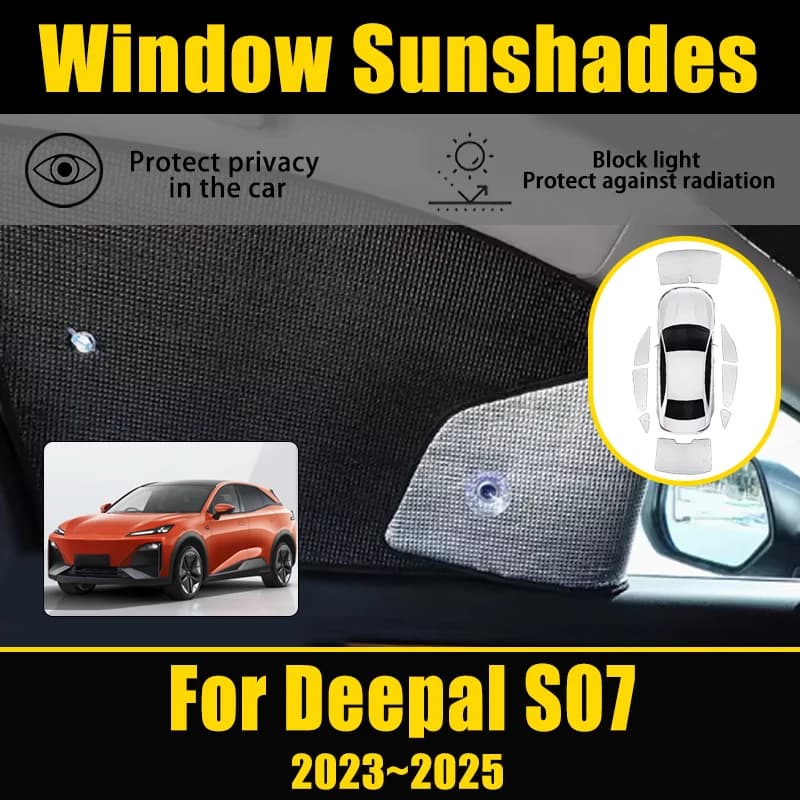 Auto Parabrezza Visiere Per Deepal S07 S7 Accessori 2023 2024 2025 Protezione UV Riflettore Auto Tenda Parasole Accessori Auto