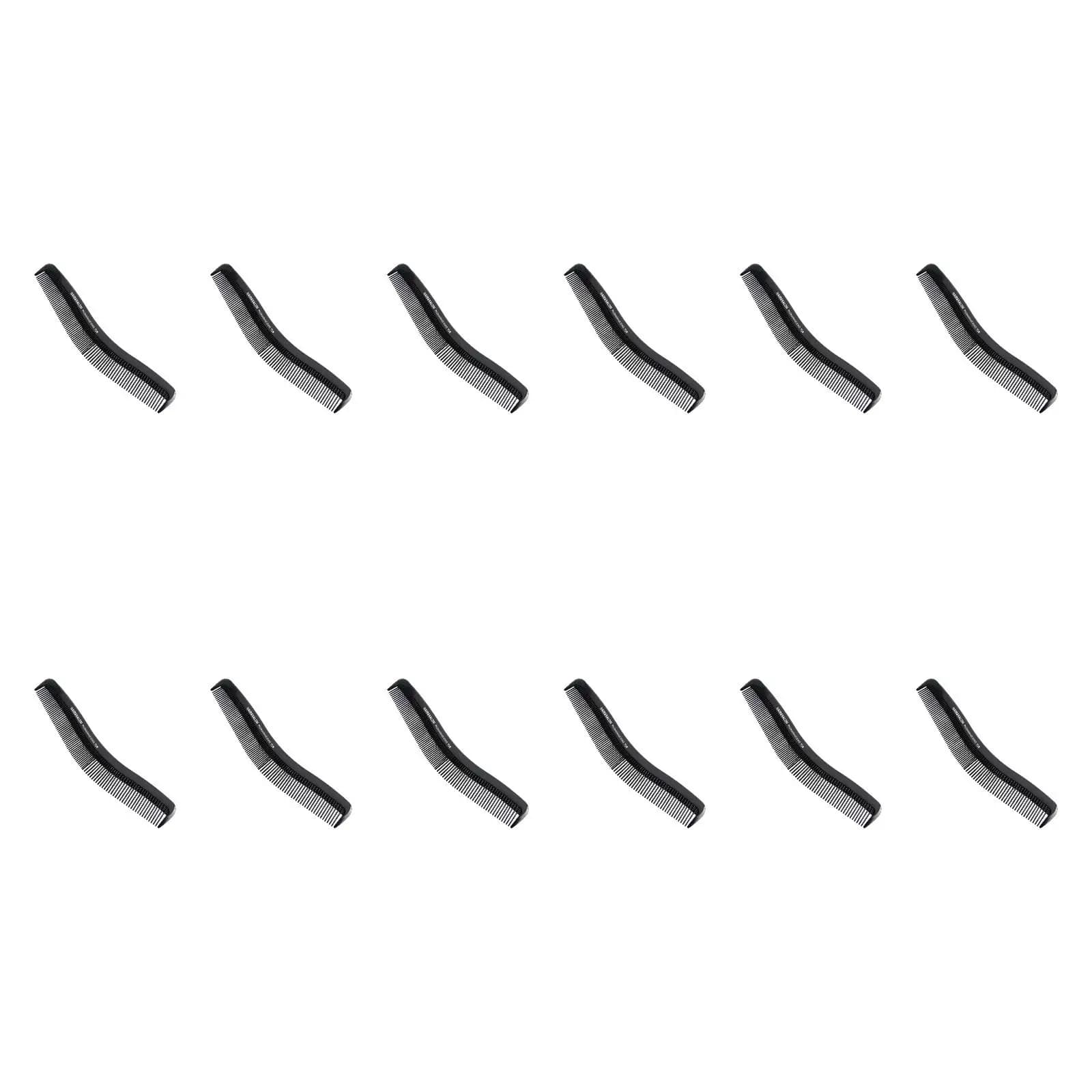 12 pezzi pettini per styling pettine per capelli a denti fini e larghi accessori per la cura del salone di taglio parrucchiere stiratura styling