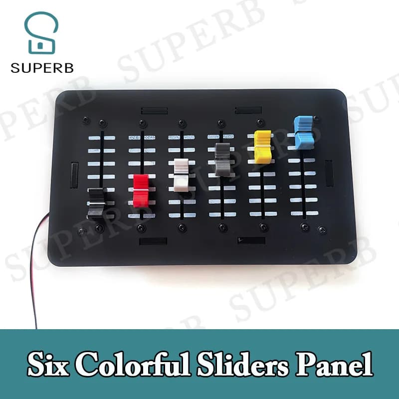 Escape room slider prop escape room equipment 6 cursori prop room escape device superb 1987 2024 new prop adventure game slider