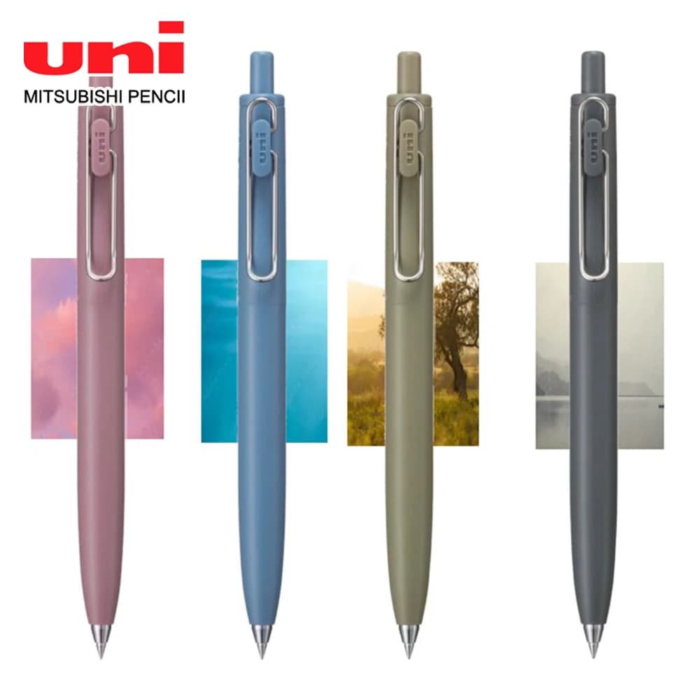 1pen 3refill Japan UNI Uniball Gel Pen UMN-SF Low Center of Gravity Limited Black Smooth Speed Dry 0.38/0.5mm cancelleria scolastica