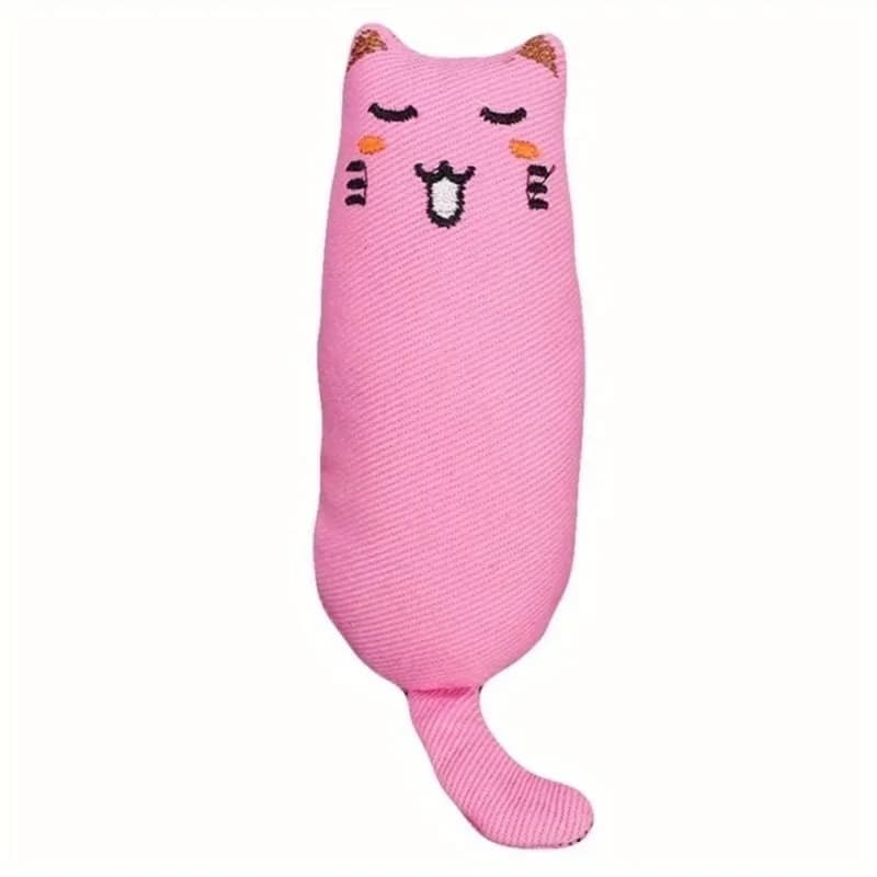 1 Pezzo Nuovissimo Giocattolo Interattivo per Gatti, Cuscino con Catnip, Divertente Giocattolo da Masticare per Gatti