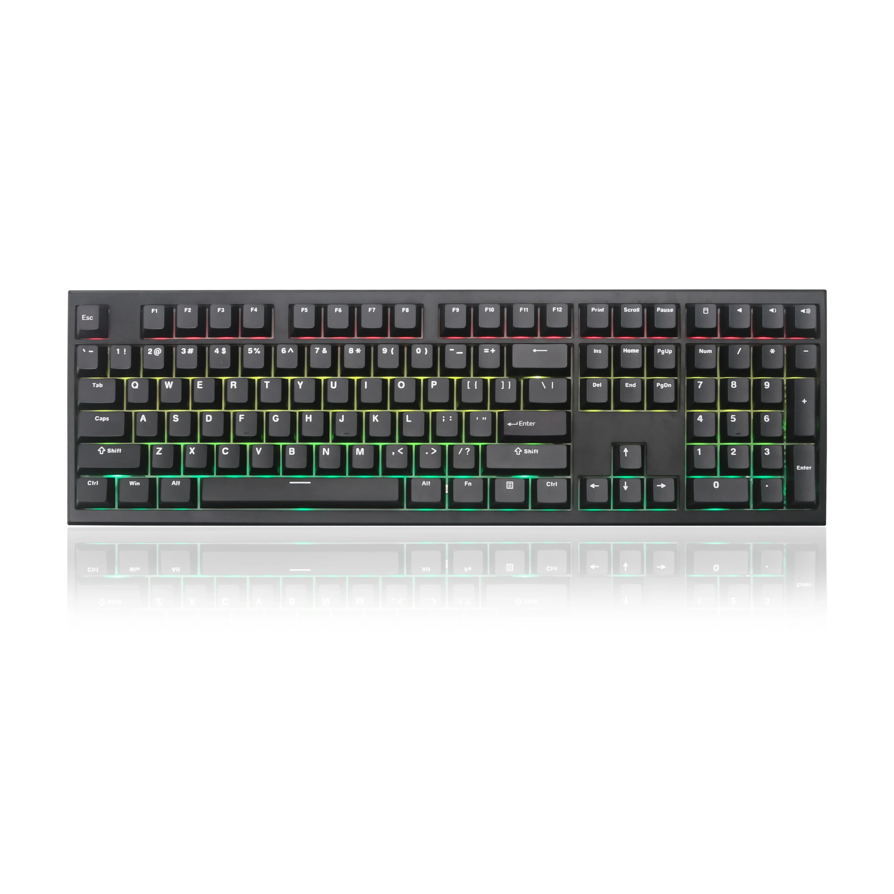 GMK108 Tastiera meccanica da gioco Retroilluminazione RGB Guarnizione retroilluminata hot swap Supporto struttura VIA/QMK