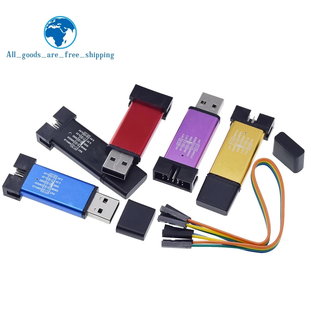 1/3PCS ST LINK Stlink ST-Link V2 Mini STM8 STM32 Simulatore Scarica Programmatore di Programmazione Con Copertura A41 per arduino
