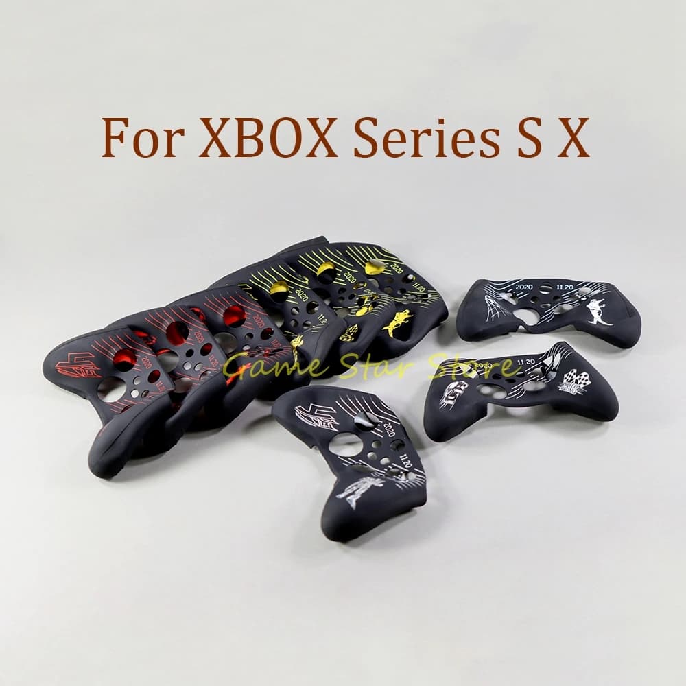 20pcs Soft Silicone Case For Xbox Series X S Controller Protective Skin Grip Protector Cover Gamepad Accessories