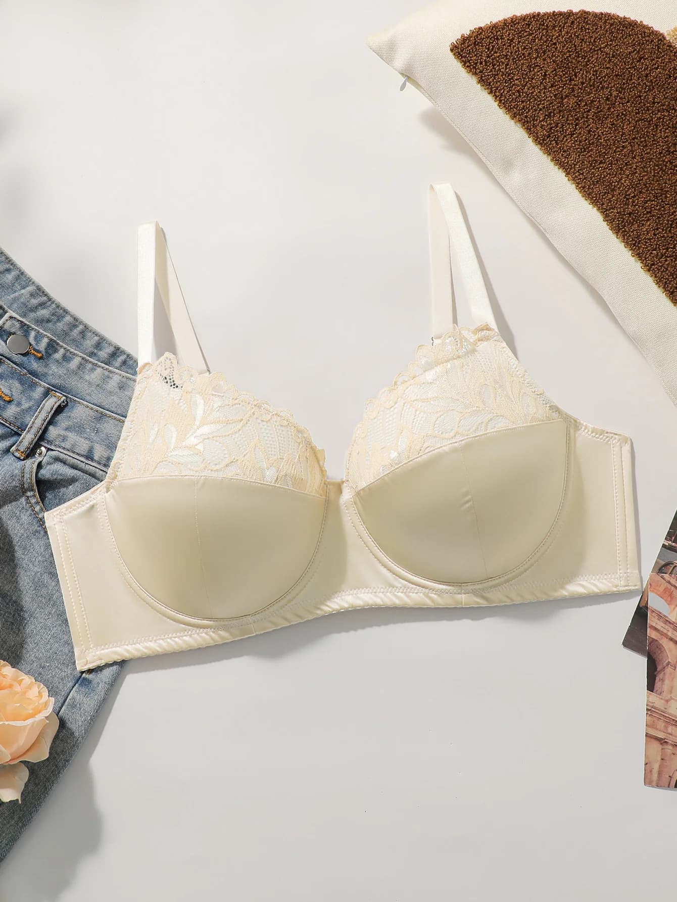 Biancheria intima di grandi dimensioni reggiseno in tinta unita in pizzo lingerie sexy biancheria intima da donna taglie e taglie a coppa multiple tra cui scegliere MR3421