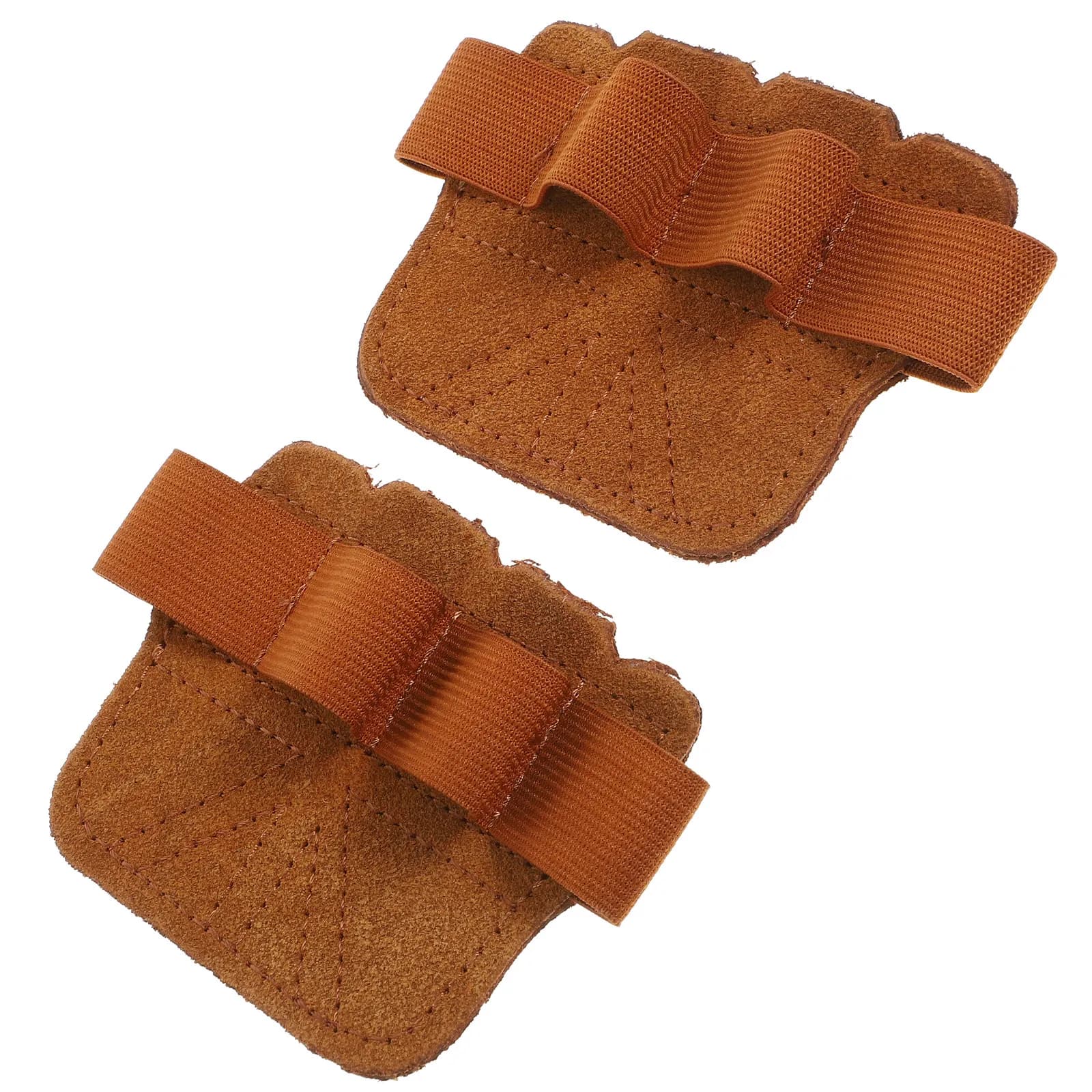 1 Paio di Guanti da Palestra a Quattro Dita in Nylon Antiscivolo Traspiranti per Sollevamento Pesi, Guanti per Trazioni, Protezione del Palmo per Allenamento
