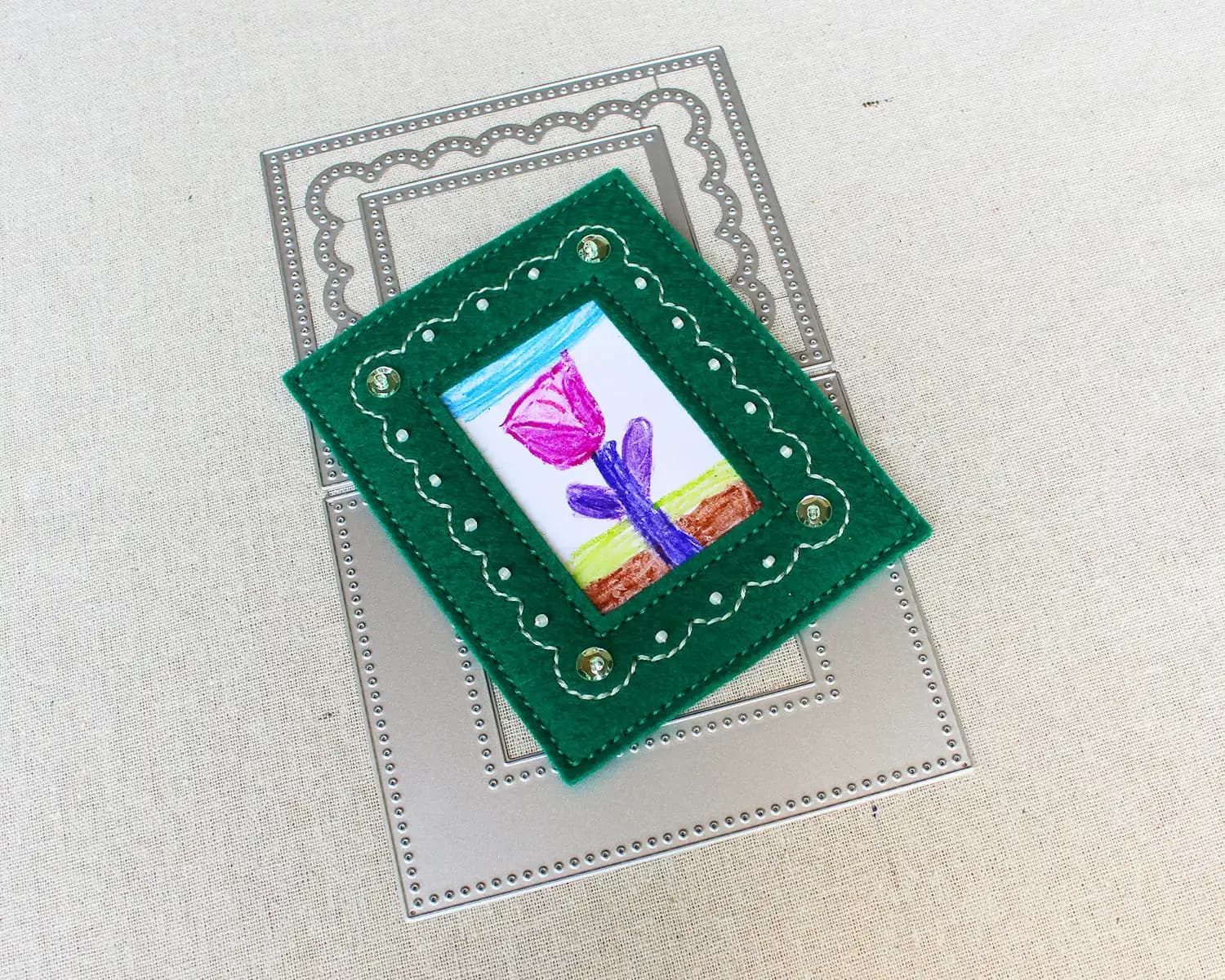 Christmas Picture Frame Tabletop Tree Metal Cutting Dies For DIY Decorating Scrapbook Card Embossing Felt Dies July 2026 New