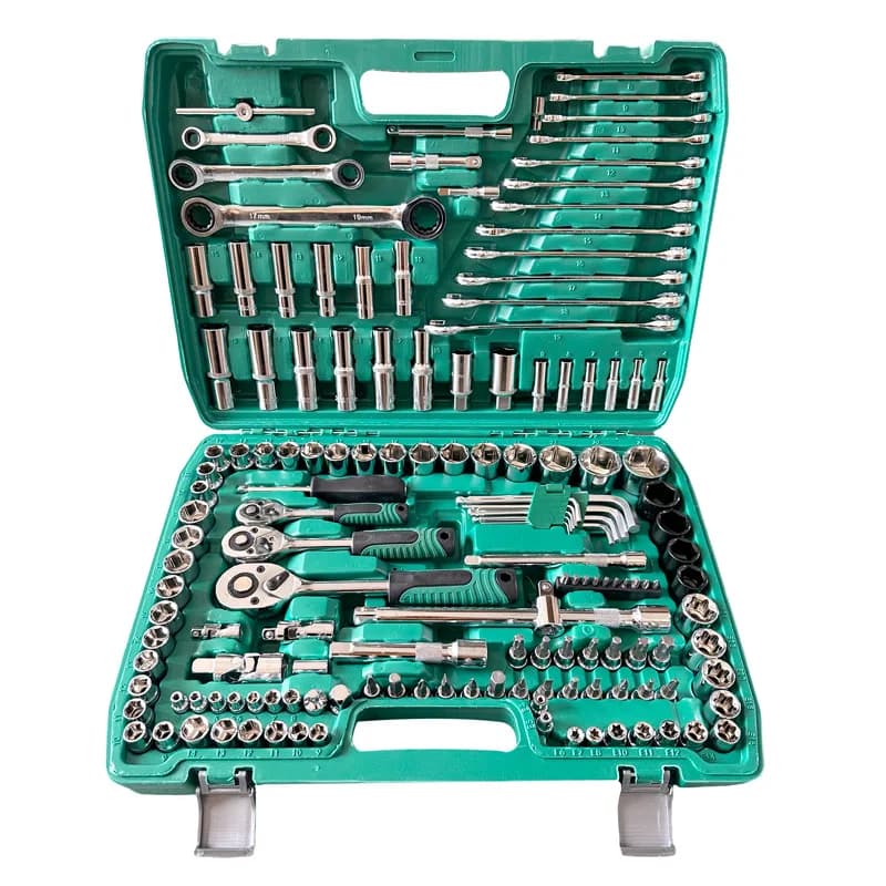 OEM customized 151 pcs car repair set for auto industrial grade CR-V key material compass tool case rigid order minimum 1 set